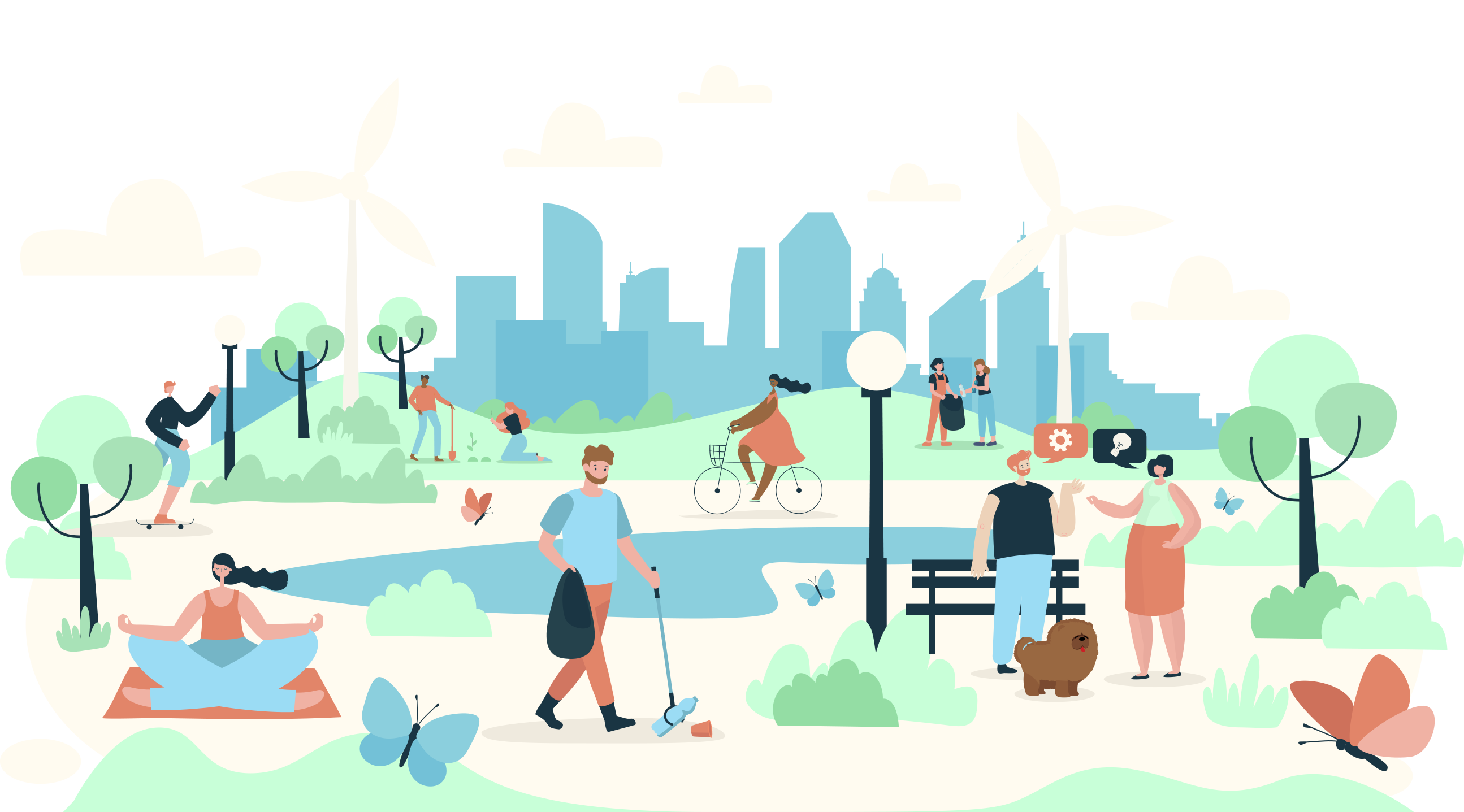 Social vlaue illustration